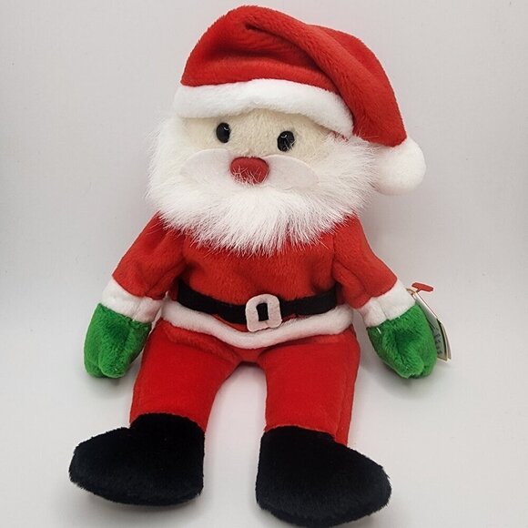 TY Beanie Baby "Santa the Santa Claus" with Both Hang and Tush Tags - Picture 1 of 14